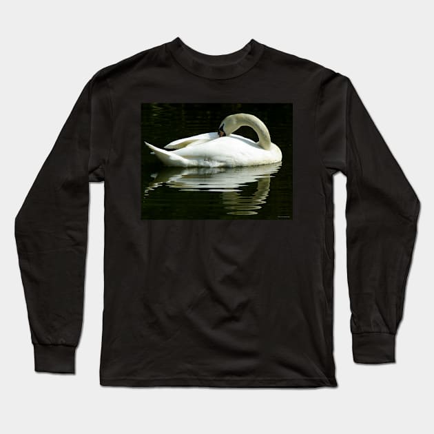 SWAN on water Long Sleeve T-Shirt by Simon-dell